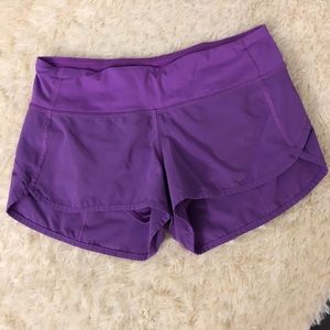 Lululemon speed shorts